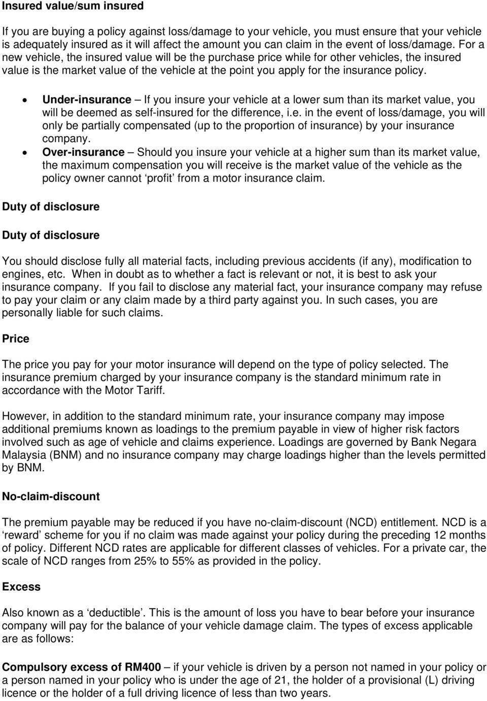 Motor Insurance Introduction Pdf Free Download with measurements 960 X 1381