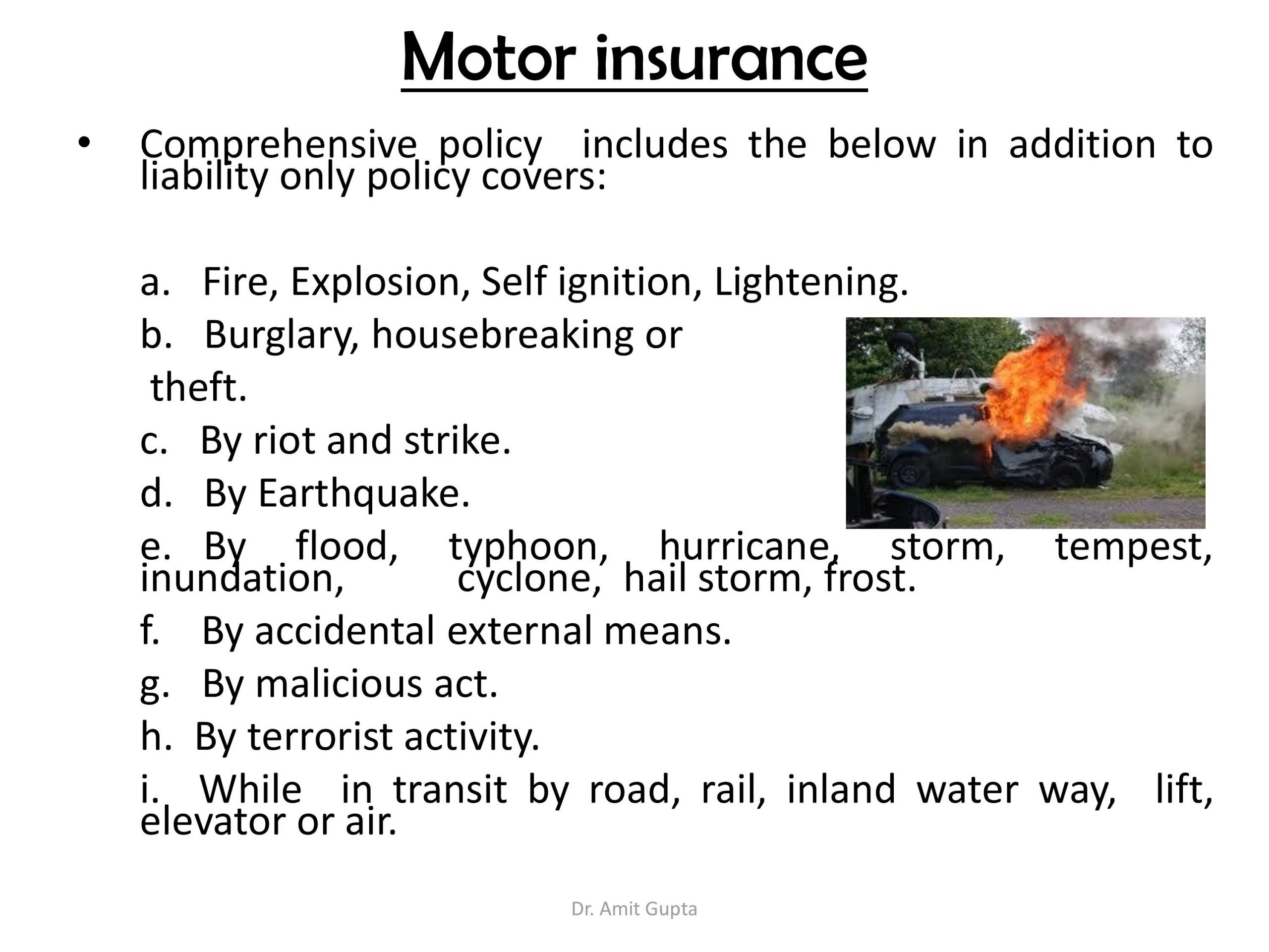 Motor Insurance Powerpoint Slides regarding proportions 3000 X 2250