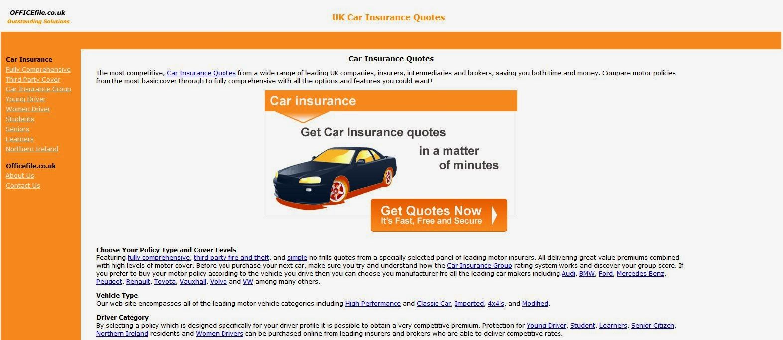 Motor Insurance Quotes Uk Car Insurance Quotes with regard to size 1573 X 684