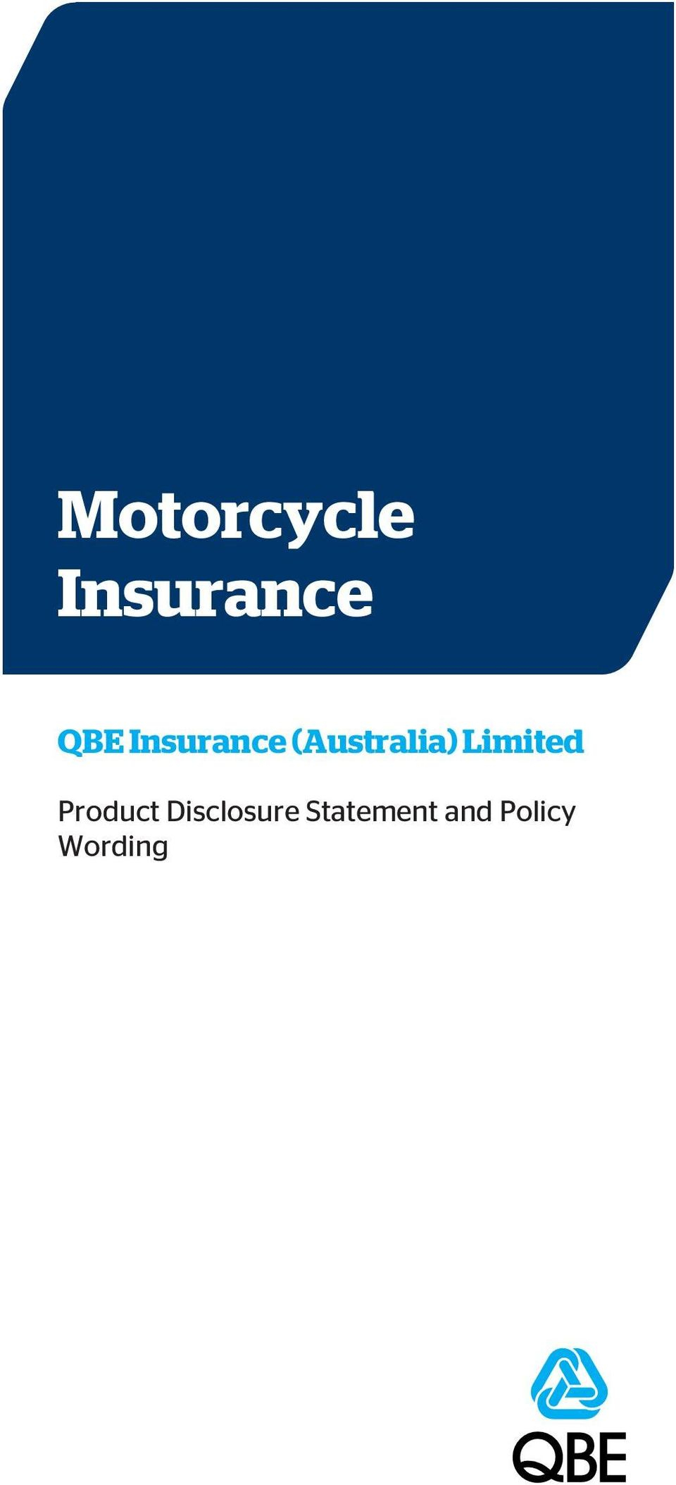 Motorcycle Insurance Qbe Insurance Australia Limited Pdf pertaining to dimensions 960 X 2107