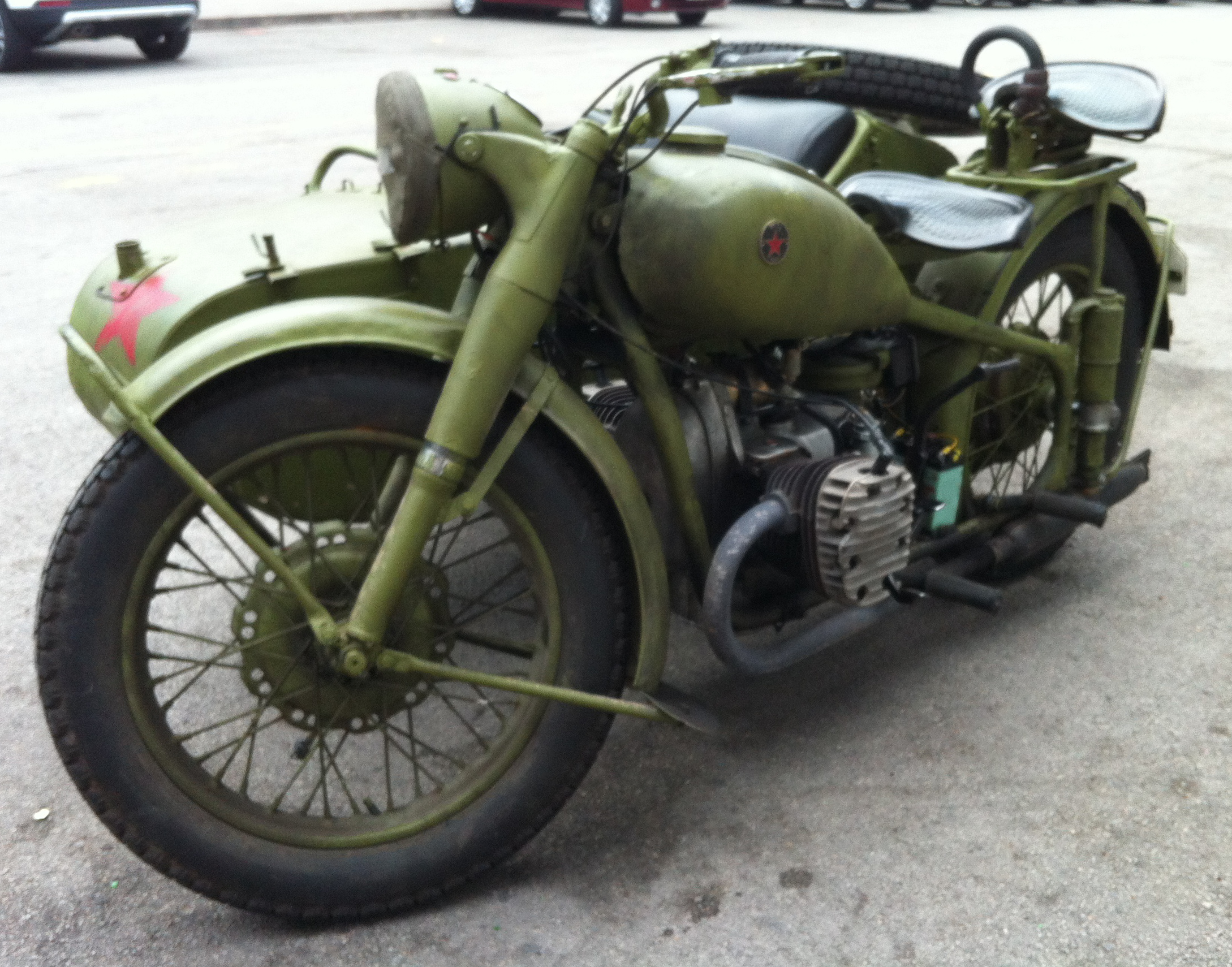 Motorcycle M72 Imz Sidecar 750cc 1956 Artsvalua throughout measurements 2178 X 1710