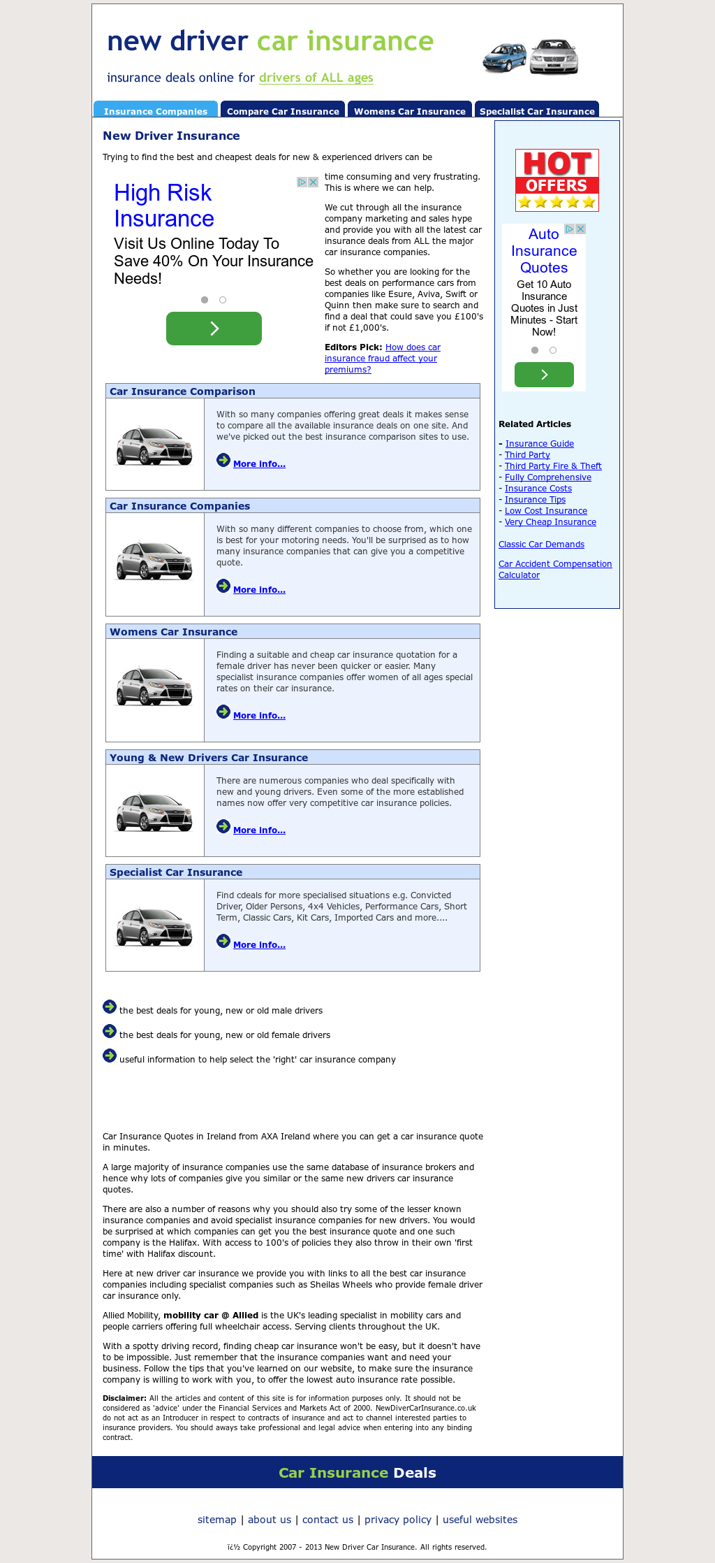 New Driver Car Insurance Competitors Revenue And Employees pertaining to size 1024 X 2236