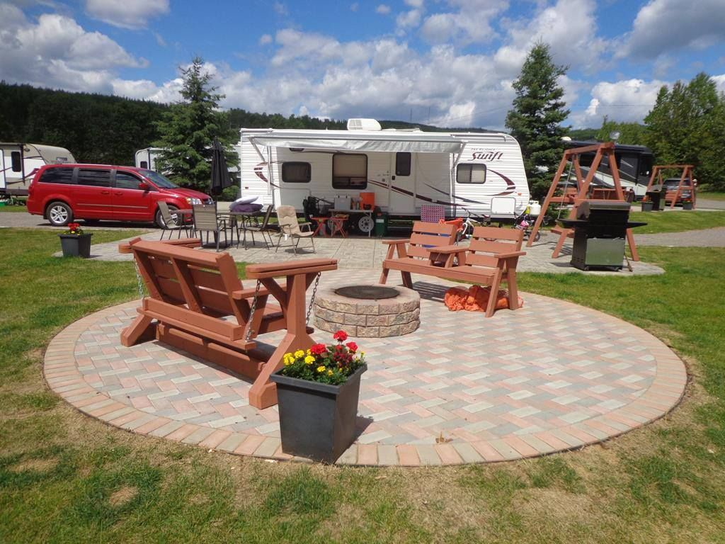 Nicely Designed Rv With Koa Patio Site At The Thunder Bay in size 1024 X 768