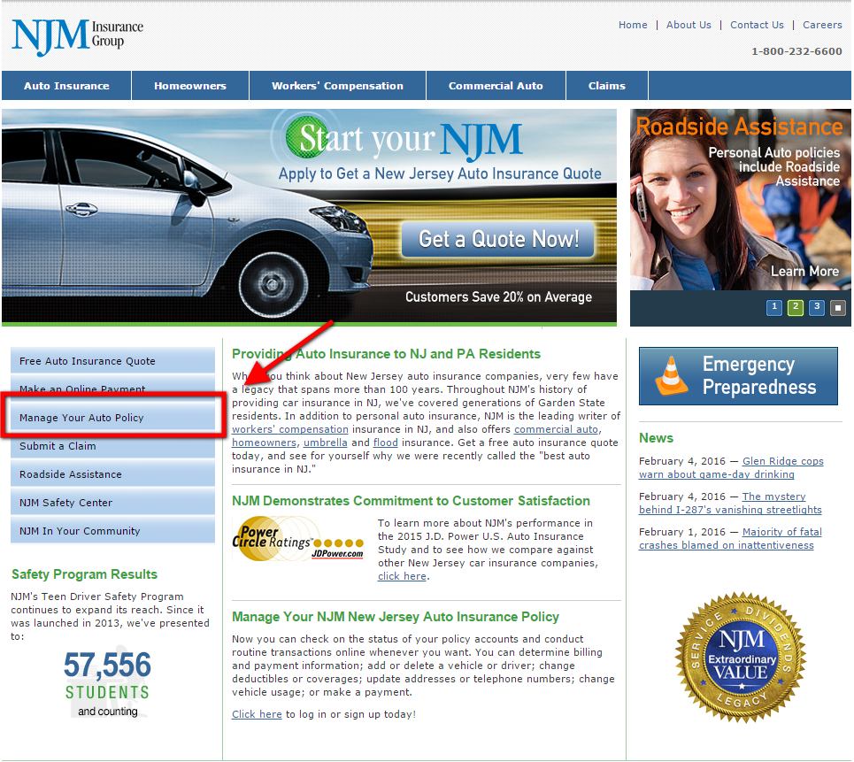 Njm Auto Insurance Login Make A Payment throughout size 965 X 861