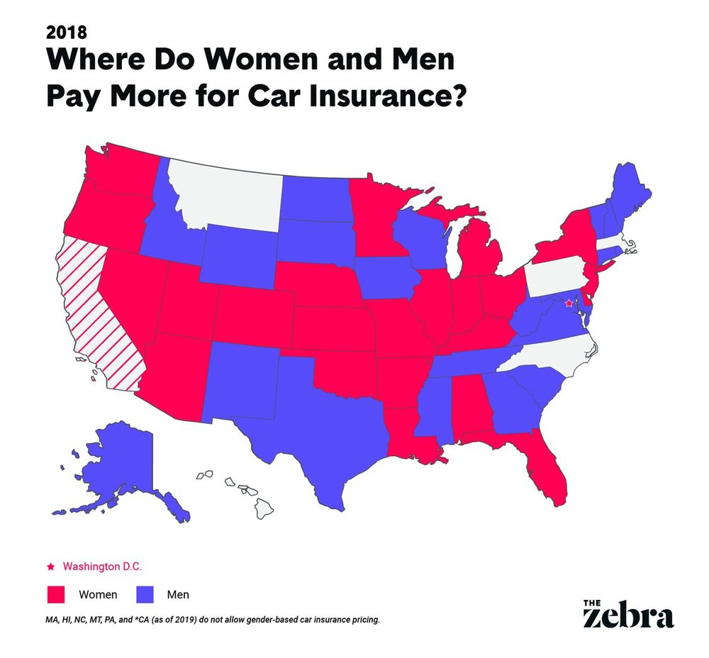 Oregon Women Pay More For Car Insurance Than Oregon Men intended for size 1000 X 928