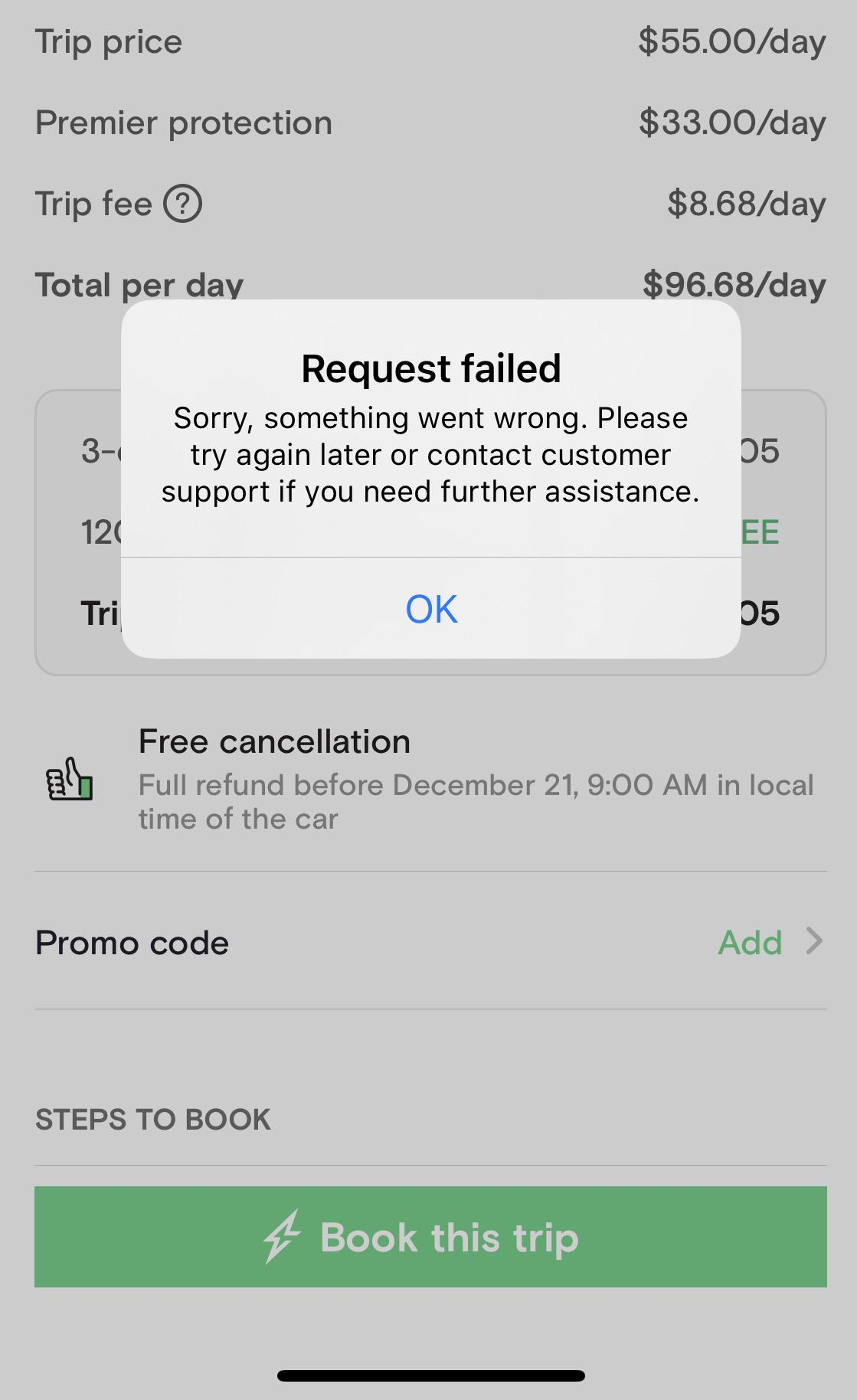 Payment Failure Both Visa And Apple Pay Turo within sizing 1119 X 1828