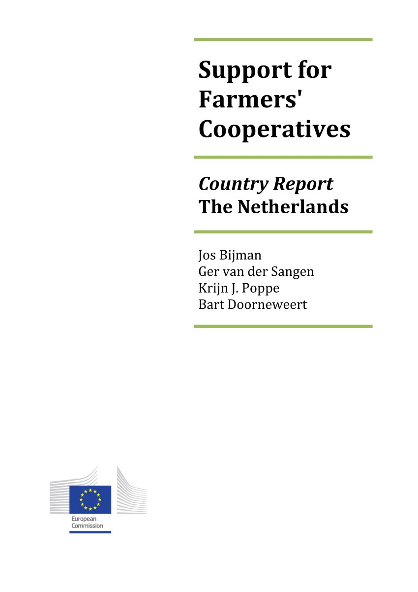 Pdf Support For Farmers Cooperatives Country Report The inside sizing 850 X 1202