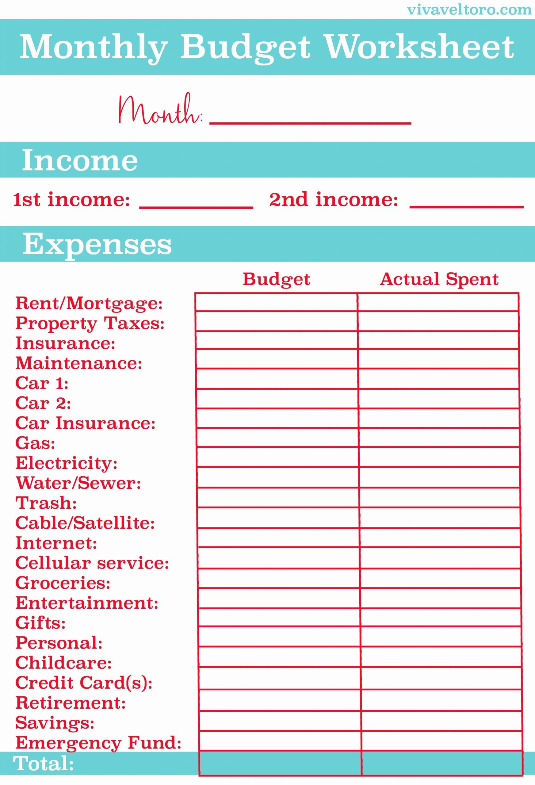 Personal Udget Spreadsheet Template Uk Free Monthly Expense intended for dimensions 1745 X 2560