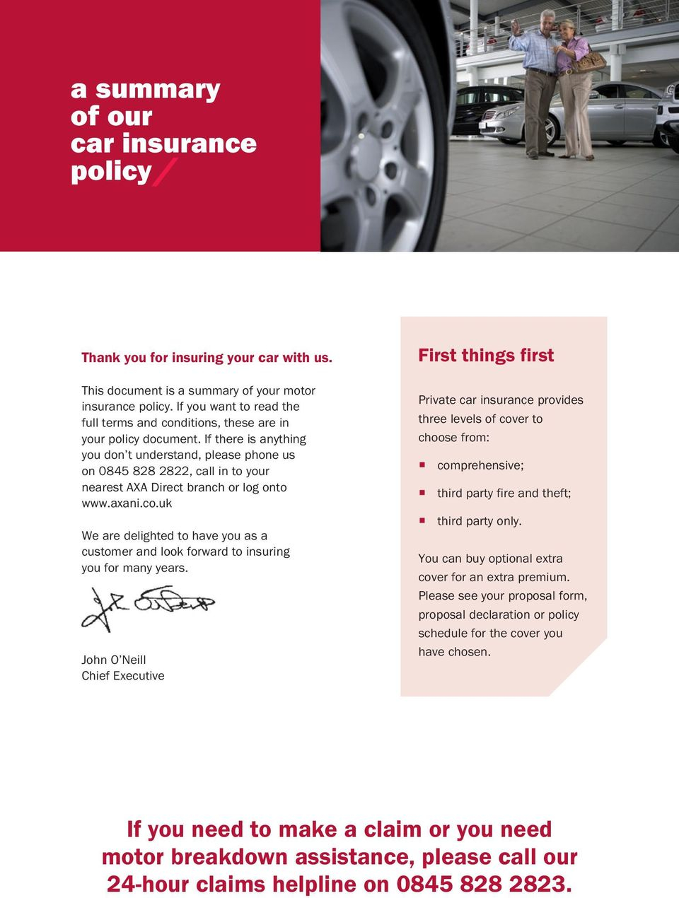 Policy Summary Car Insurance Pdf Free Download throughout sizing 960 X 1270