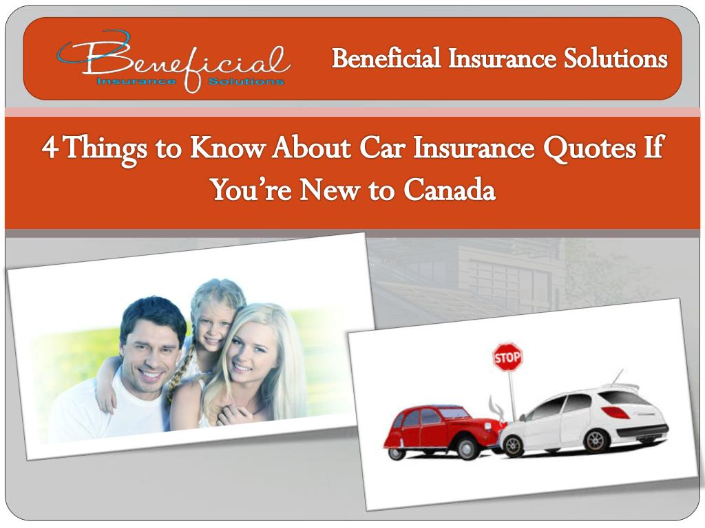 Ppt 4 Things To Know About Car Insurance Quotes If You pertaining to sizing 1024 X 768