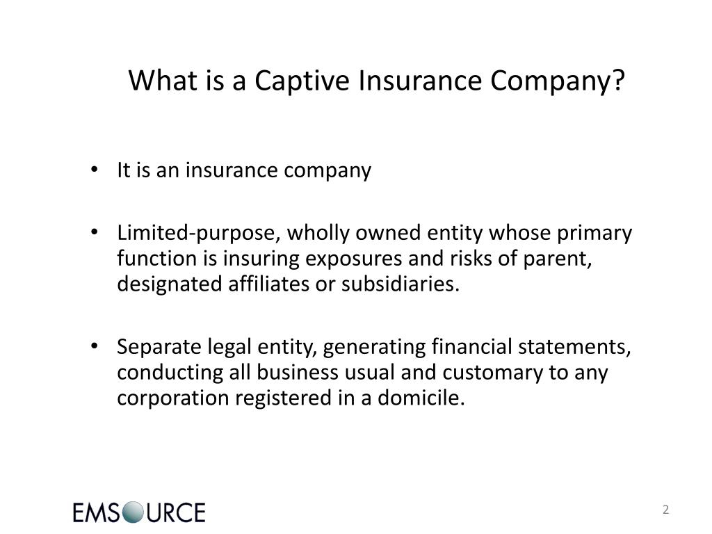 Ppt Captive Insurance Powerpoint Presentation Free with proportions 1024 X 768