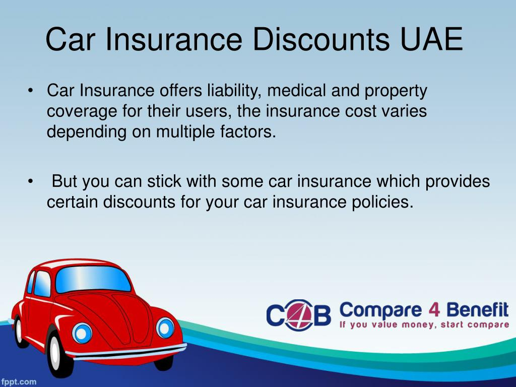 Ppt Car Insurance Discounts Uae Powerpoint Presentation throughout sizing 1024 X 768