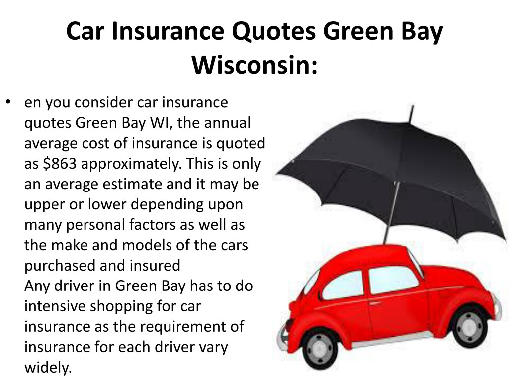 Ppt Car Insurance Quotes Wisconsin Powerpoint Presentation regarding size 1024 X 768