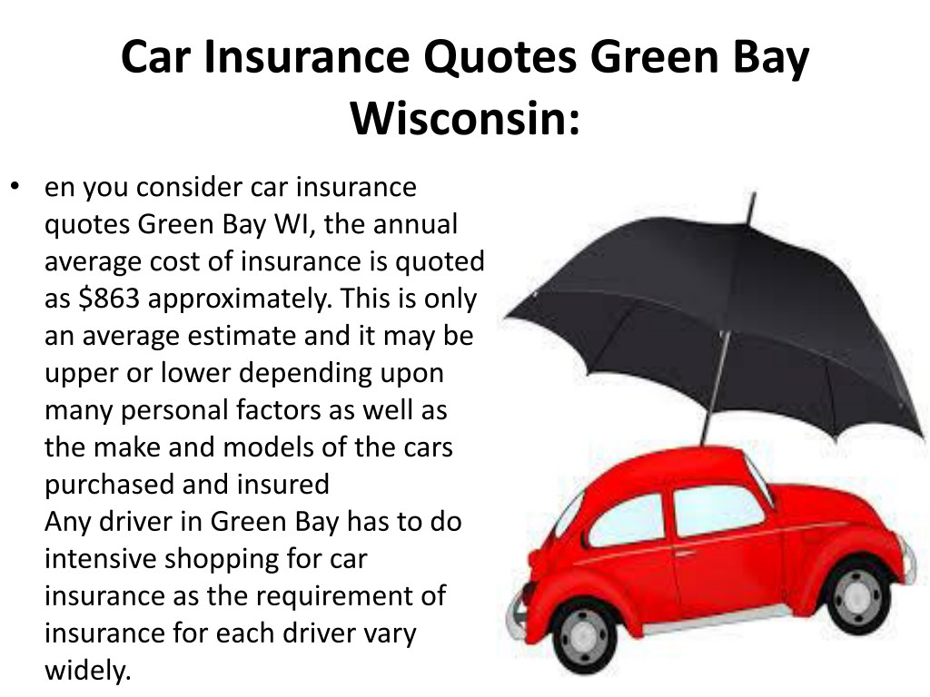 Ppt Car Insurance Quotes Wisconsin Powerpoint Presentation within sizing 1024 X 768