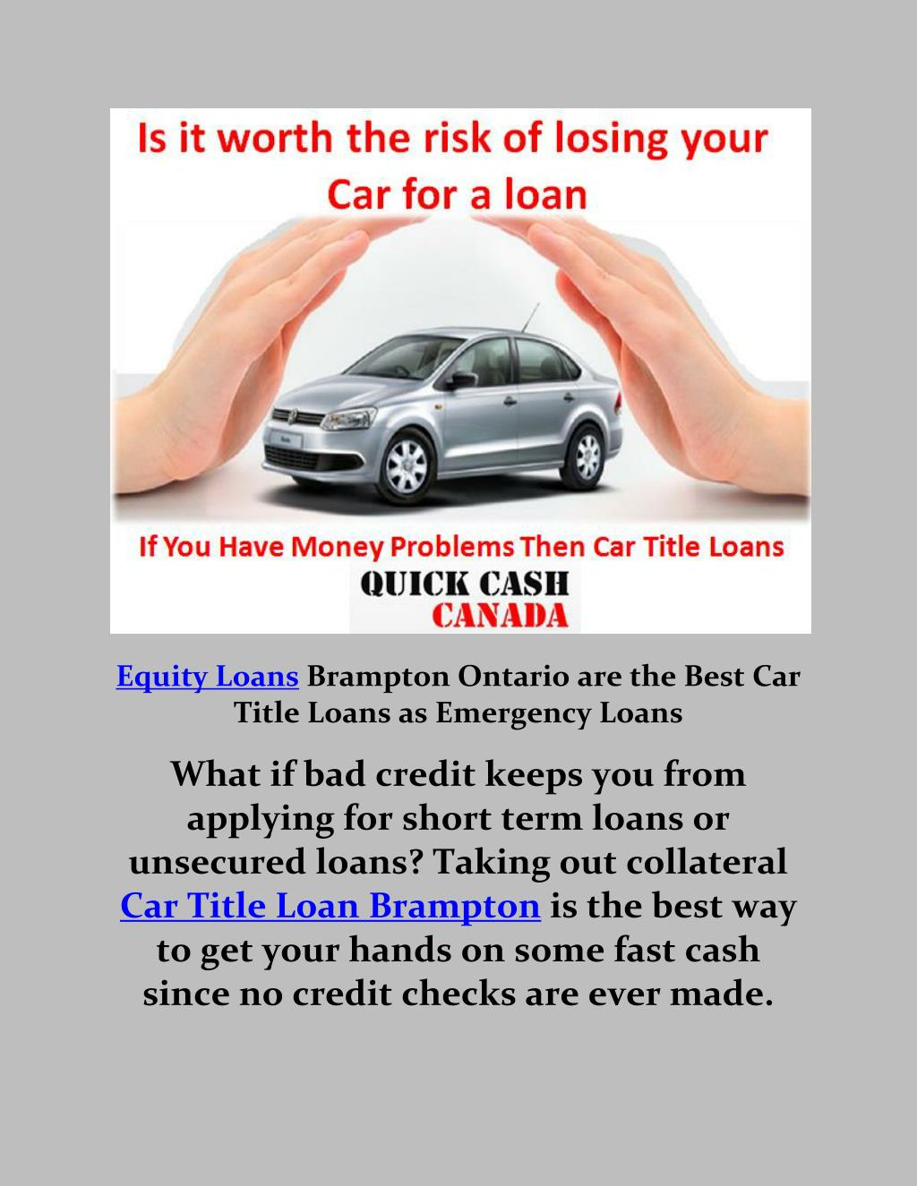 Ppt Car Title Loans Brampton Powerpoint Presentation Free pertaining to measurements 1024 X 1325