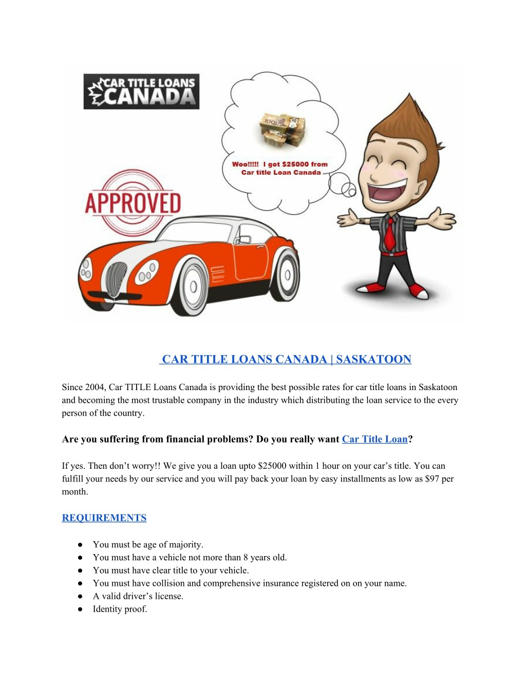 Ppt Car Title Loans Canadasaskatoon Powerpoint regarding proportions 1024 X 1325