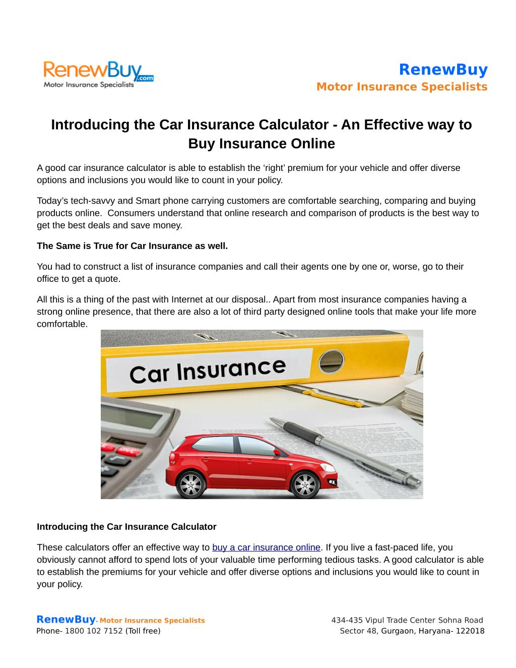 Ppt Introducing The Car Insurance Calculator An inside measurements 1024 X 1325