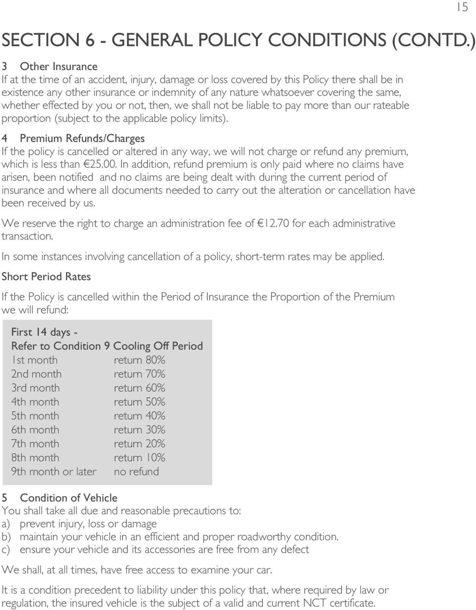 Private Motor Policy Document Pdf Free Download in sizing 960 X 1230