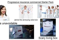 Progressive Insurance Commercial Starter Pack Starterpacks with measurements 2000 X 1080