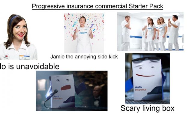 Progressive Insurance Commercial Starter Pack Starterpacks with measurements 2000 X 1080