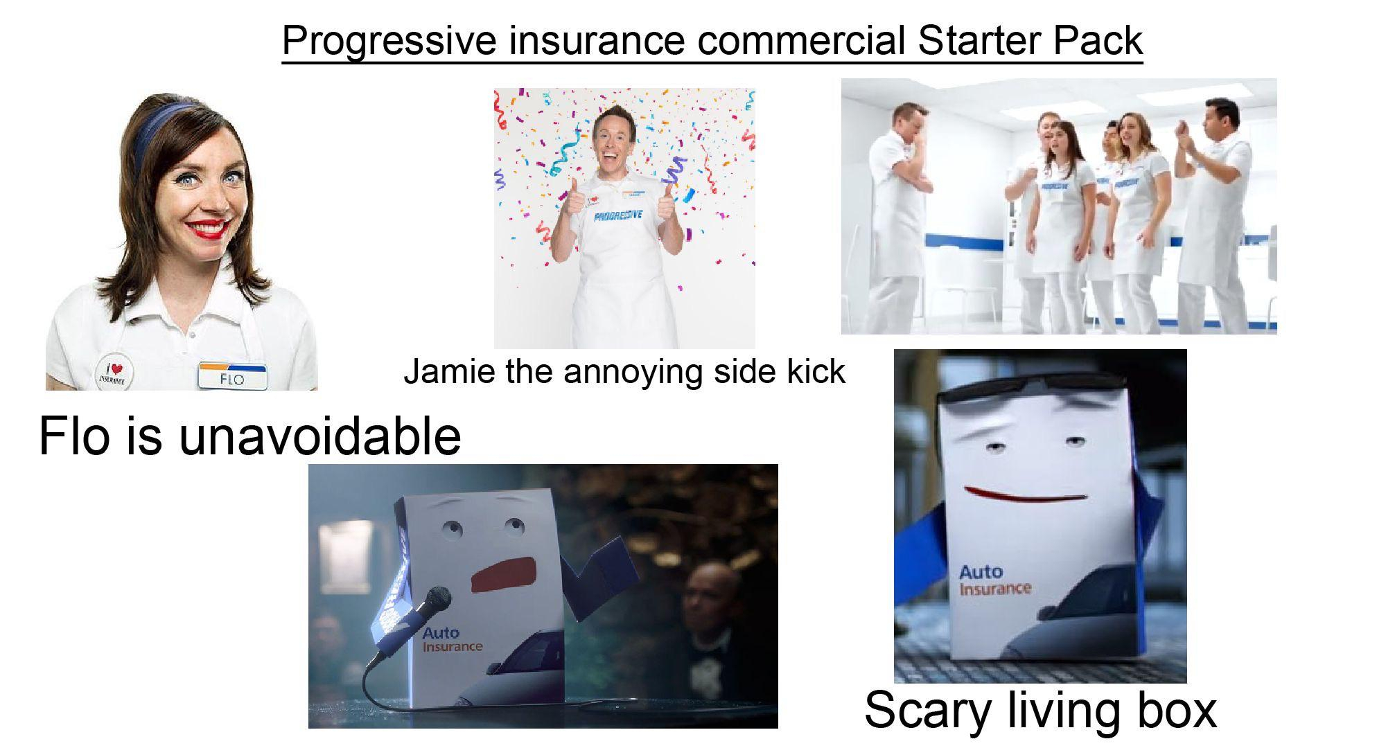 Progressive Insurance Commercial Starter Pack Starterpacks with measurements 2000 X 1080