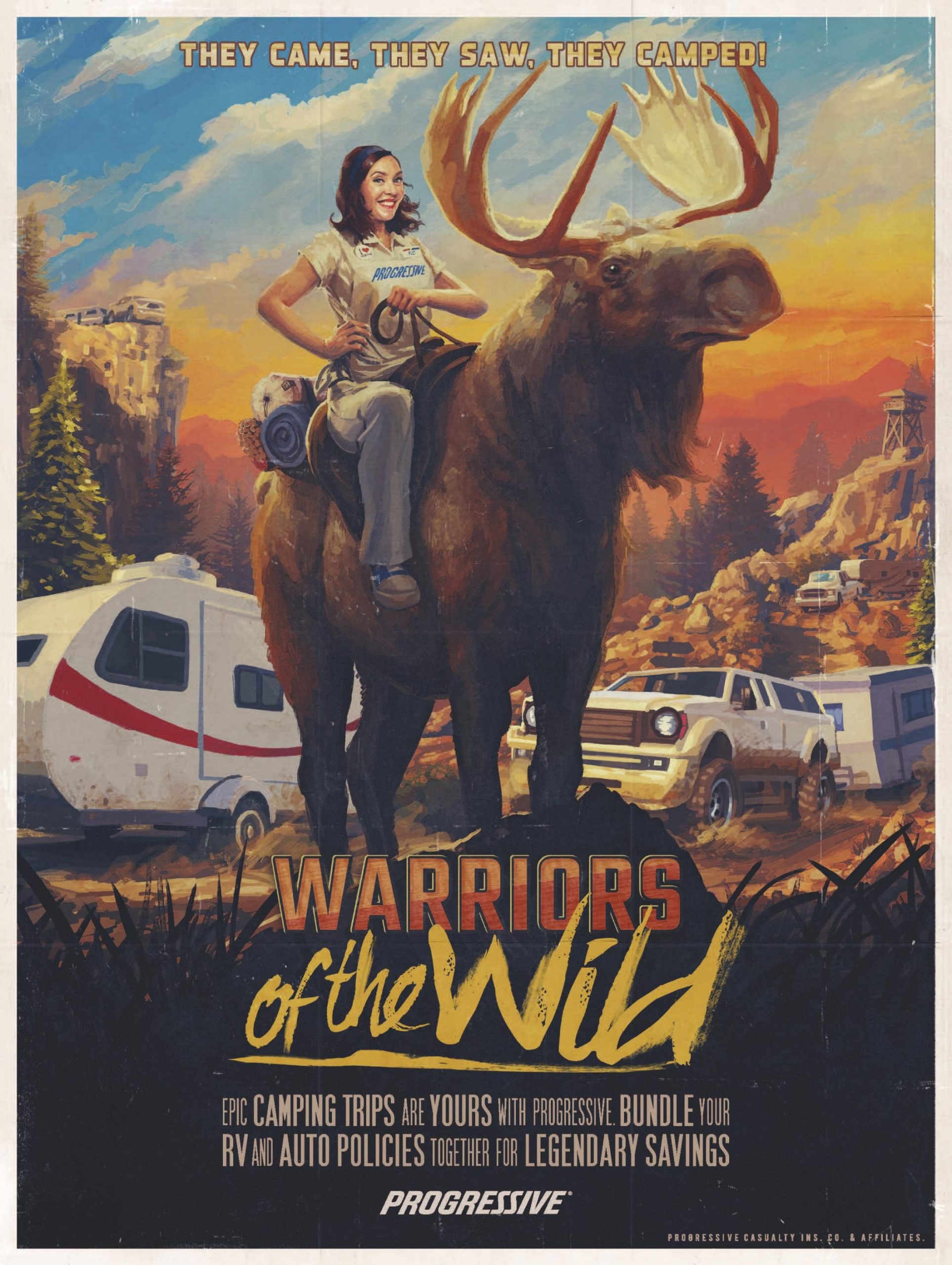 Progressive Insurance Warriors Of The Wild Ads Of The throughout measurements 2200 X 2922