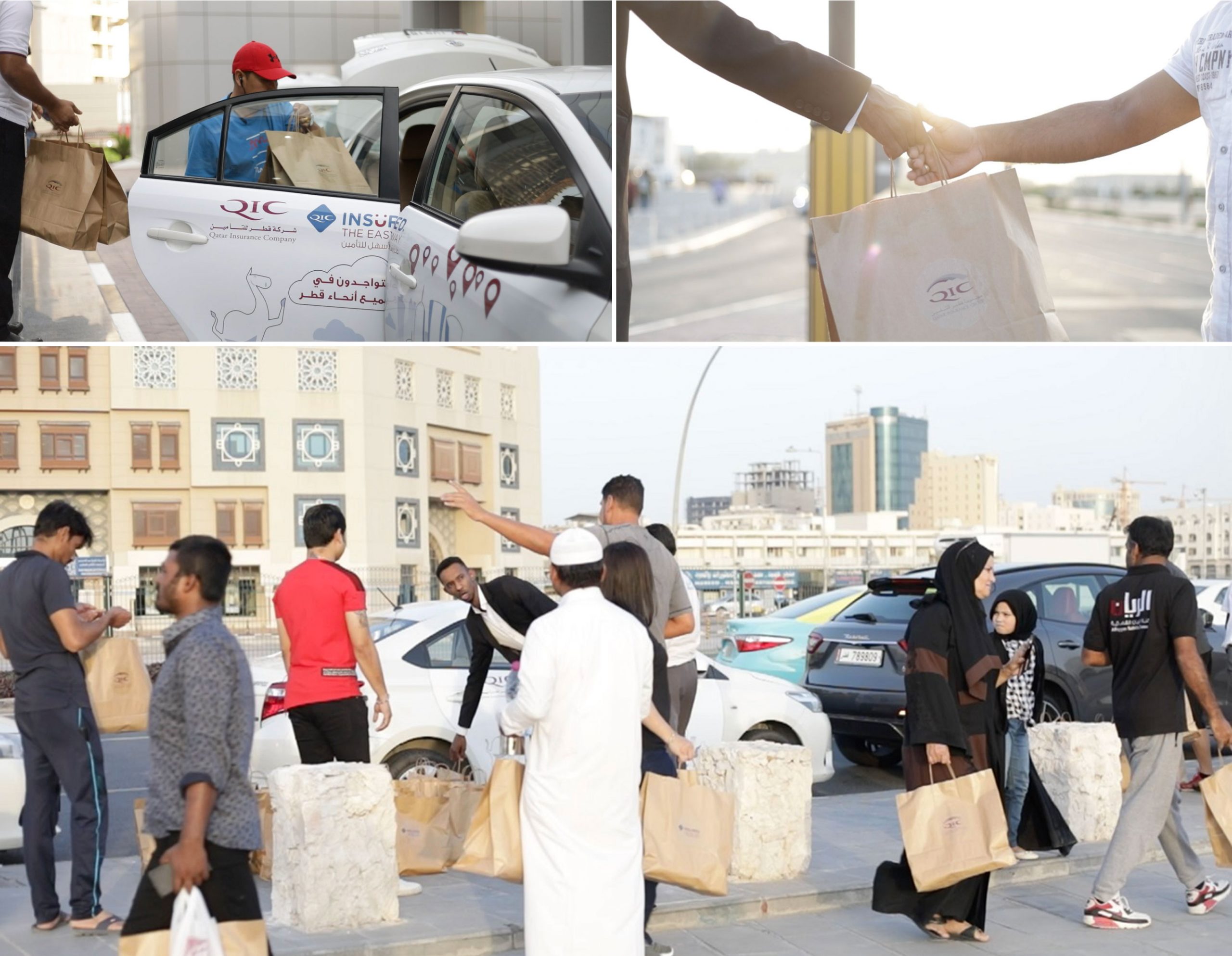 Qatar Insurance Distributes Iftar Meals At Three Locations for measurements 2705 X 2101