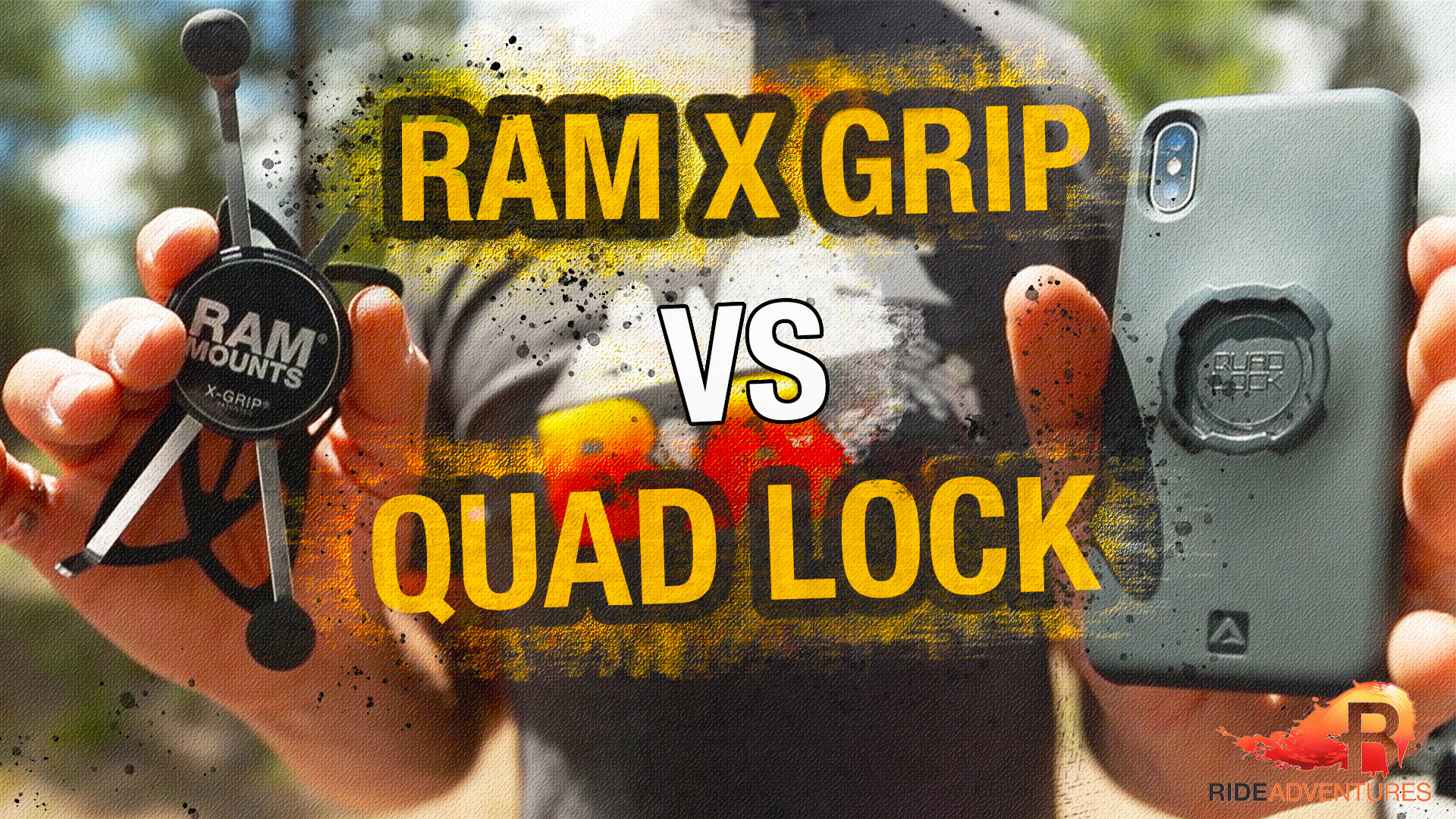 Quad Lock Vs Ram X Grip Battle Of The Best Motorcycle pertaining to dimensions 1920 X 1080