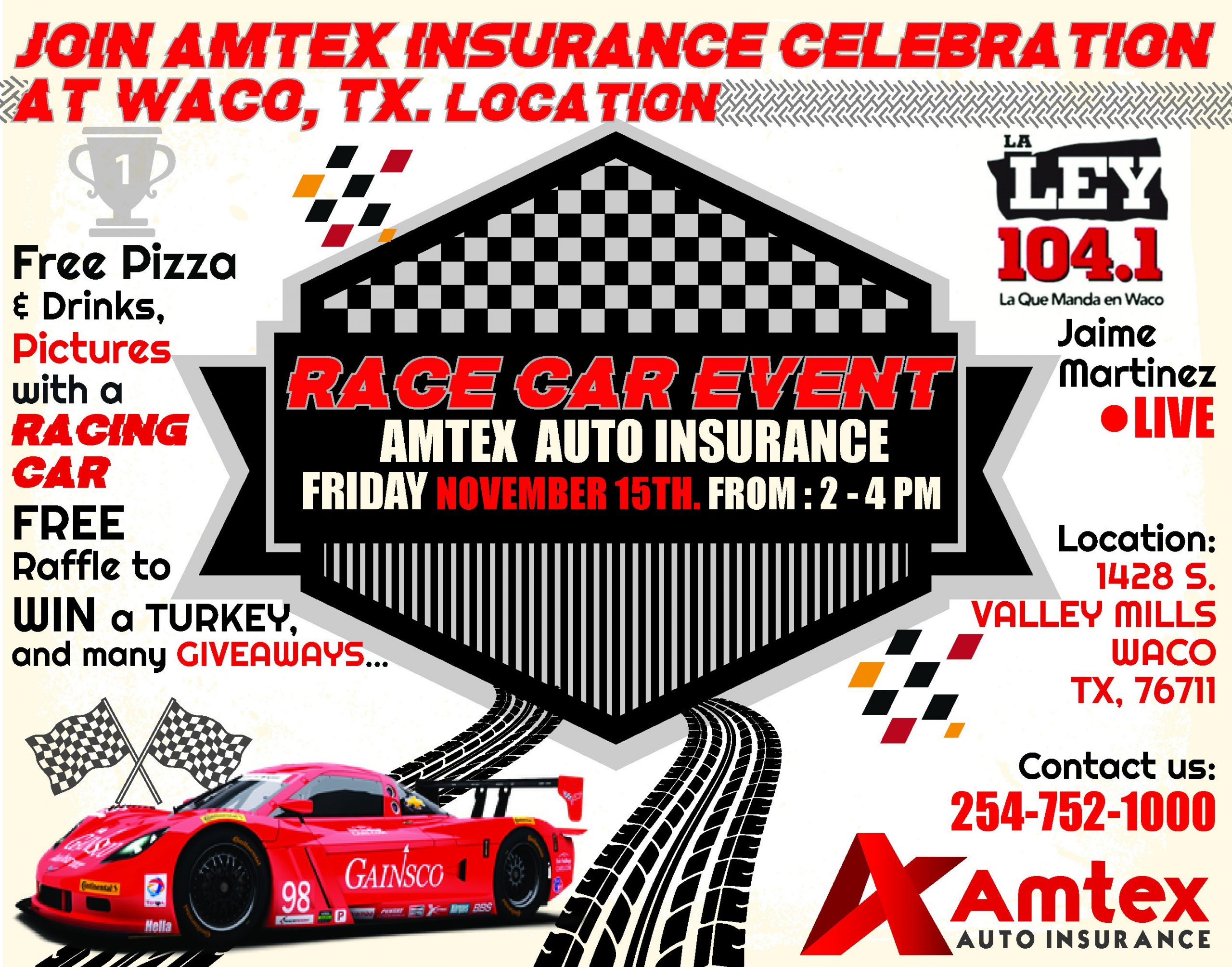 Race Car Event Gainsco Amtex Insurance in proportions 2816 X 2210