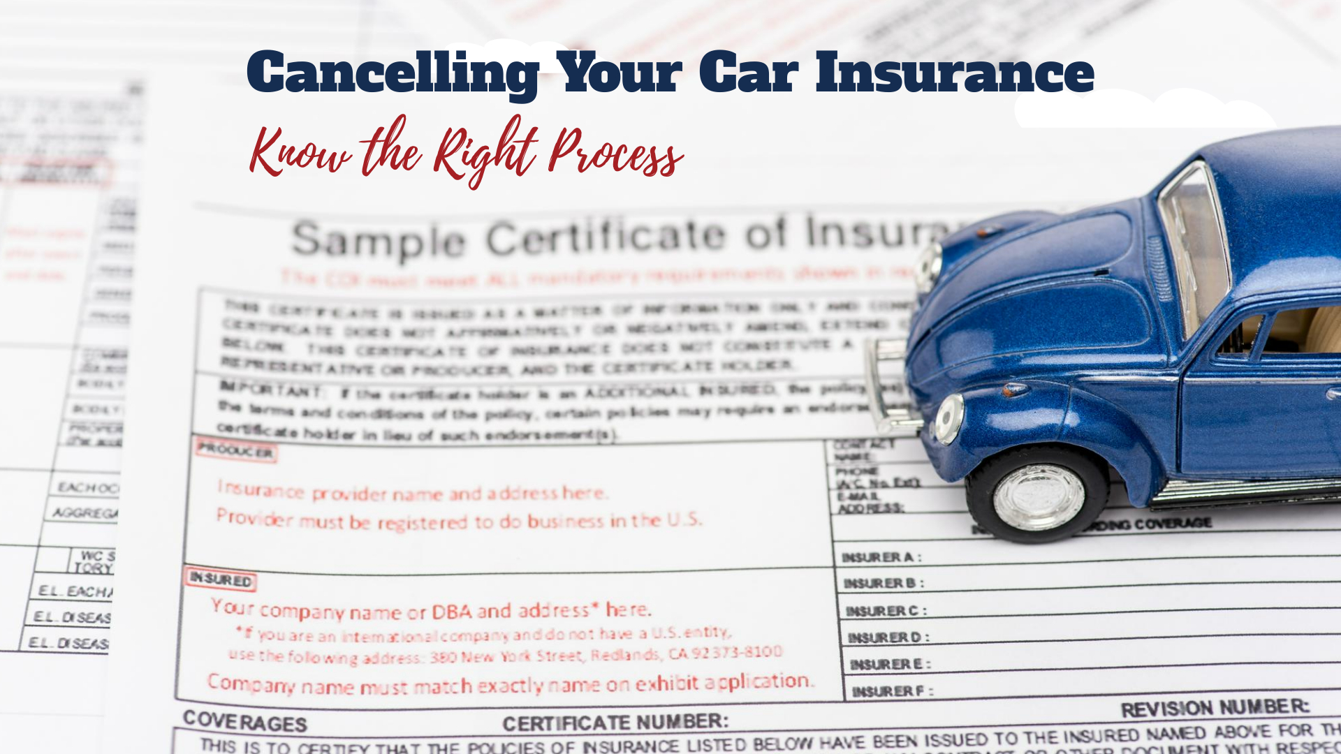 Right Process To Cancel The Car Insurance Policy for sizing 1920 X 1080