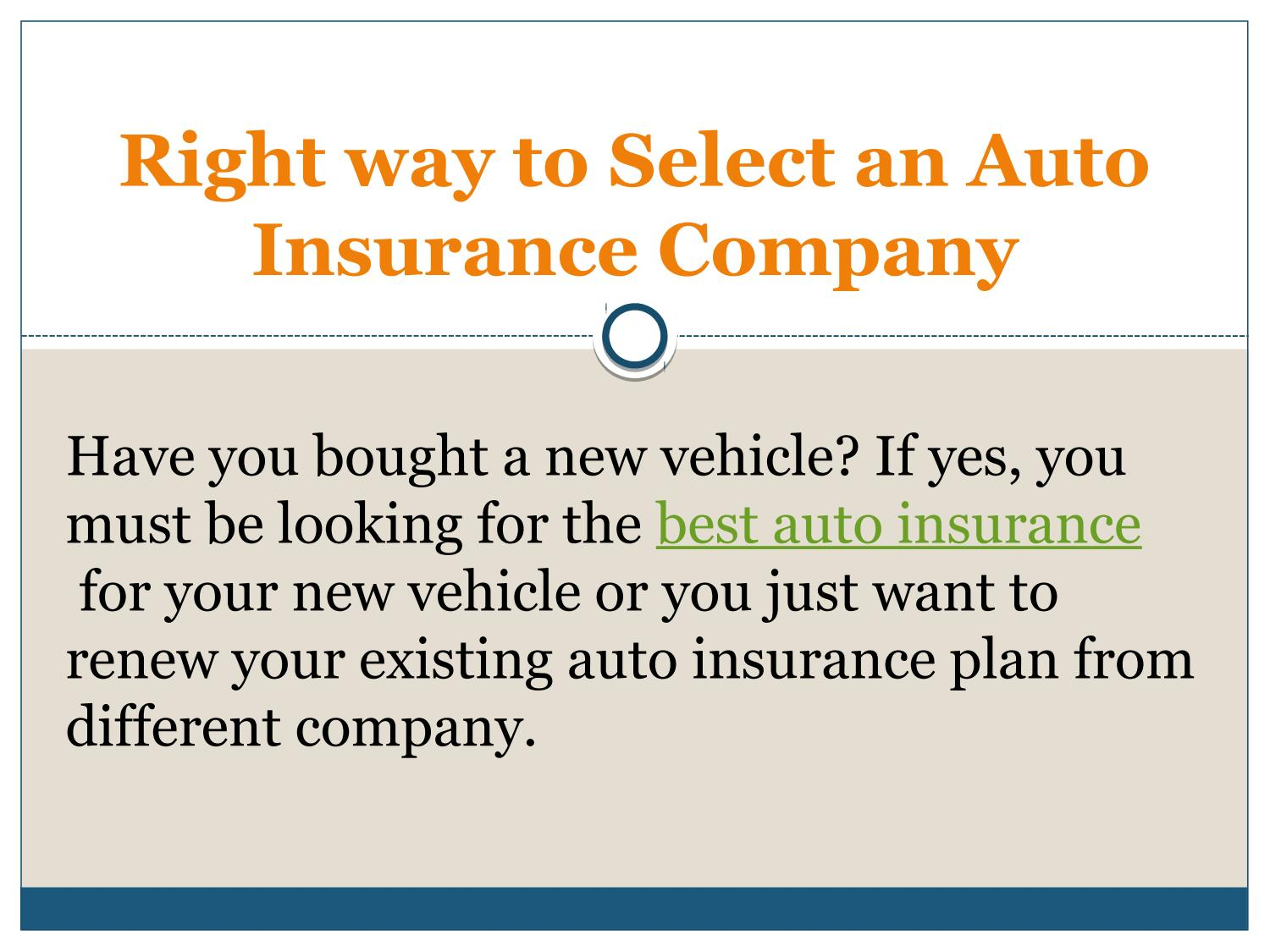 Right Way To Select An Auto Insurance Company Hier intended for dimensions 1500 X 1125