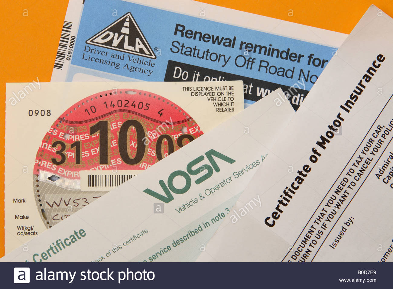 Road Tax Licence Form Stock Photos Road Tax Licence Form regarding proportions 1300 X 956