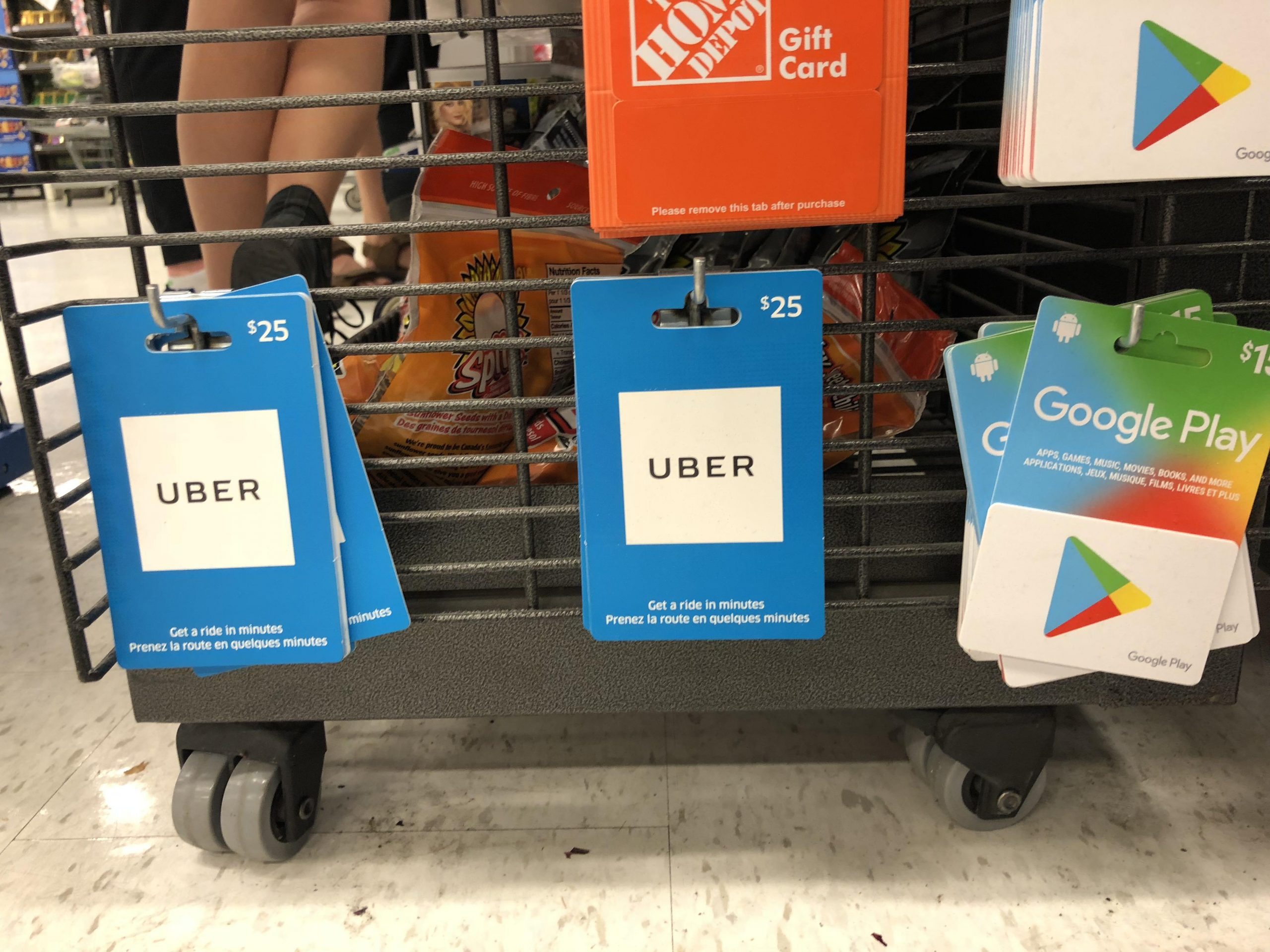 Saw Uber Prepaid Cards At Superstore Are They Coming Soon inside sizing 4032 X 3024