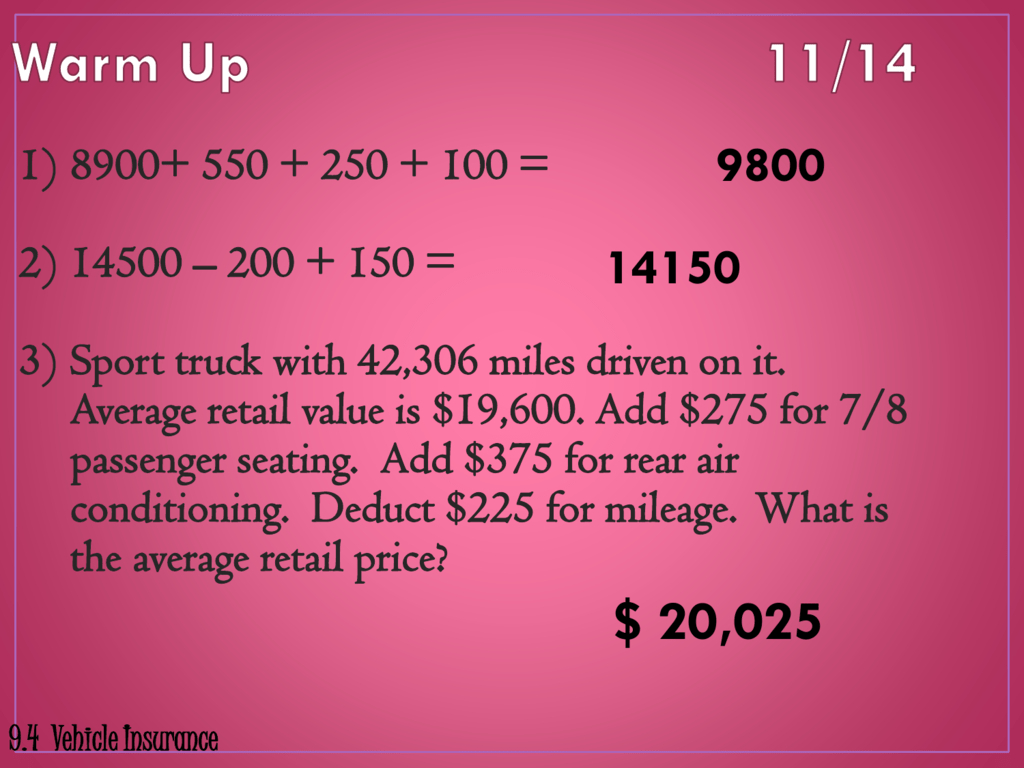 Section 9 4 Car Insurance inside dimensions 1024 X 768