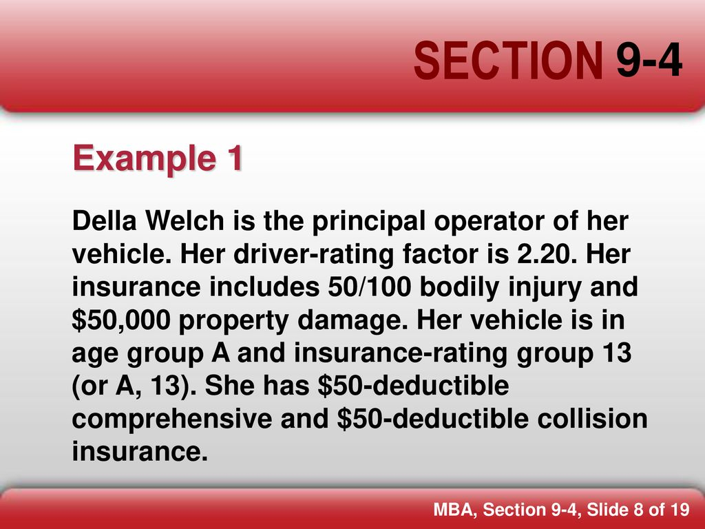 Section 9 4 Pp Vehicle Insurance Ppt Download throughout sizing 1024 X 768