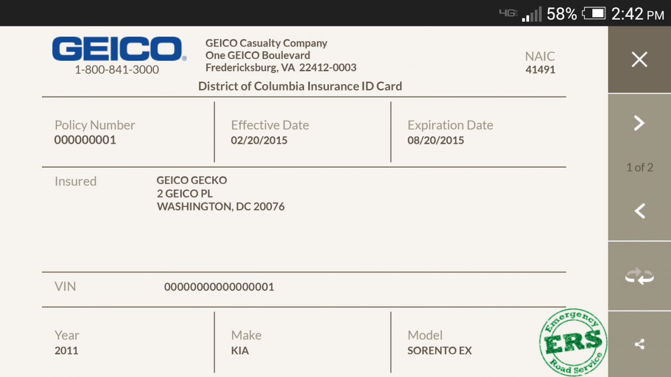 Seven Brilliant Ways To Advertise Geico Insurance Card Geico with regard to measurements 1360 X 765