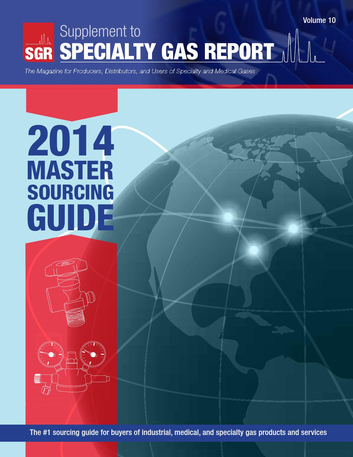 Sgr Master Sourcing Guide 2014 Gasworld Issuu with size 1156 X 1496