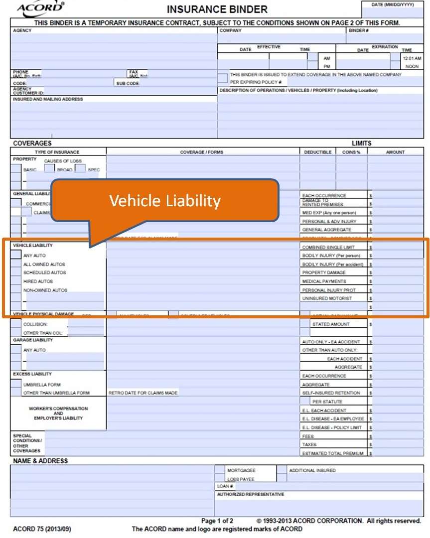 Simply Easier Acord Forms Acord 75 Binder Instructions throughout measurements 863 X 1080