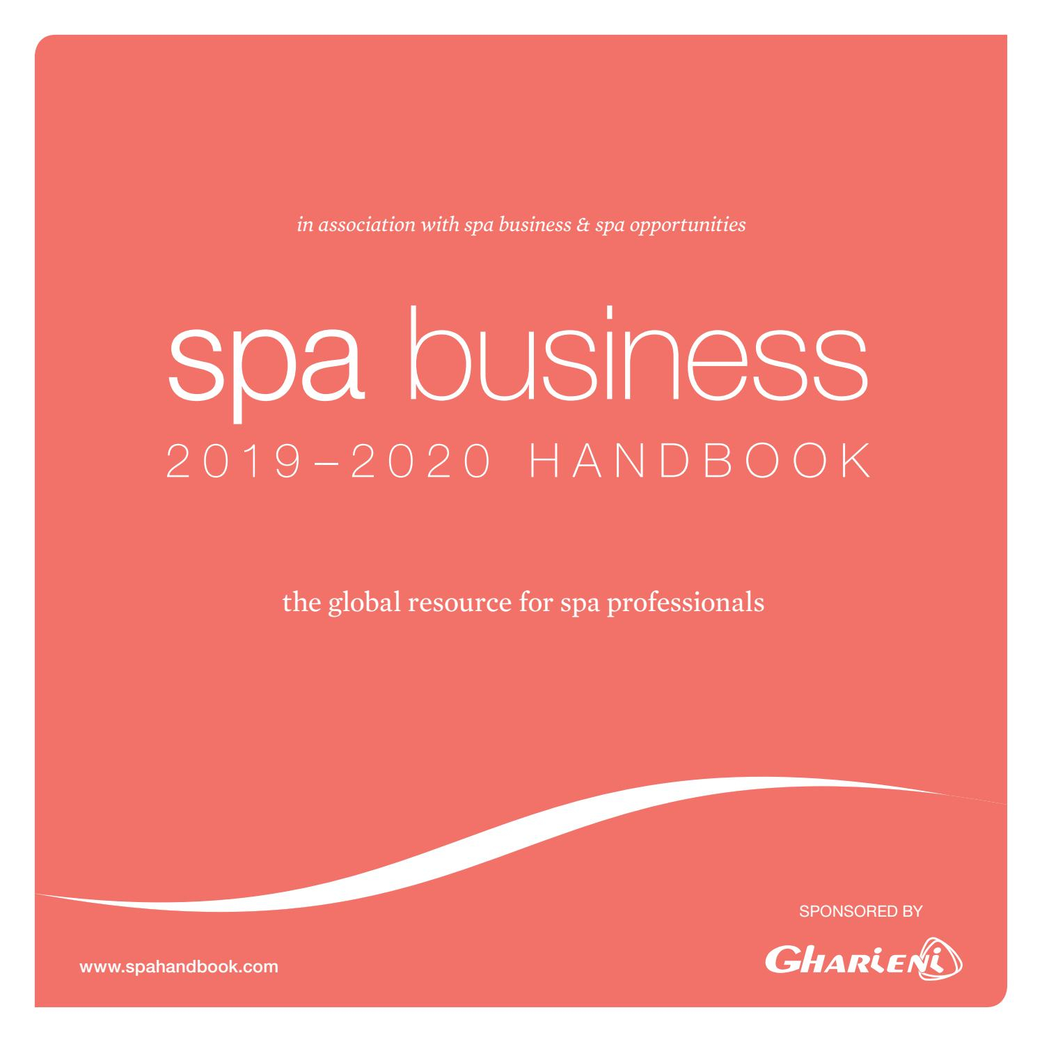 Spa Businesshandbook 2019 2020 Leisure Media Issuu within proportions 1497 X 1497