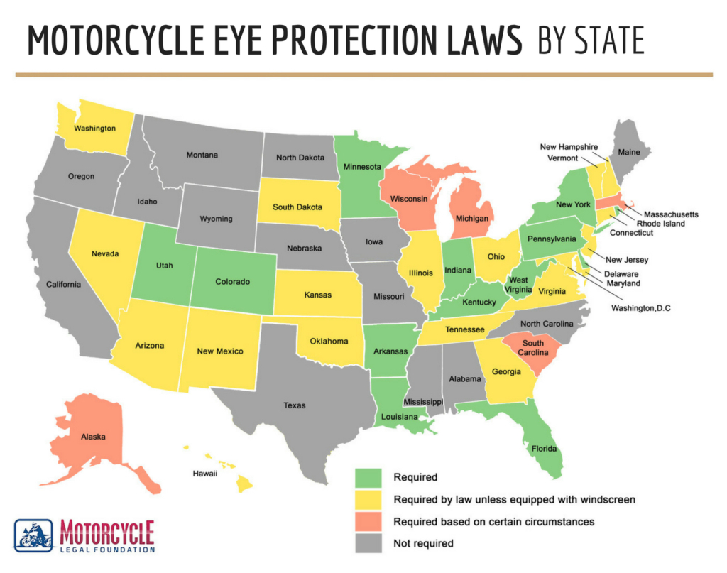 State State Guide To Motorcycle Laws W Maps with regard to size 1024 X 807