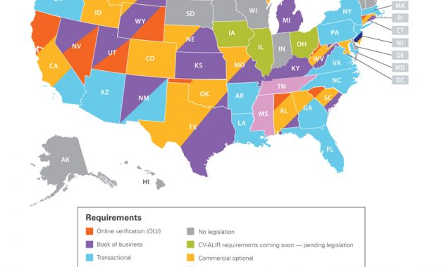 States Requiring Automobile Liability Insurance Reporting On with regard to dimensions 850 X 1100