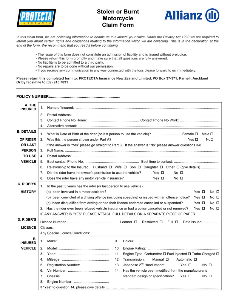 Stolen Or Burnt Vehicle Kiwibike Motorcycle Insurance intended for size 791 X 1024