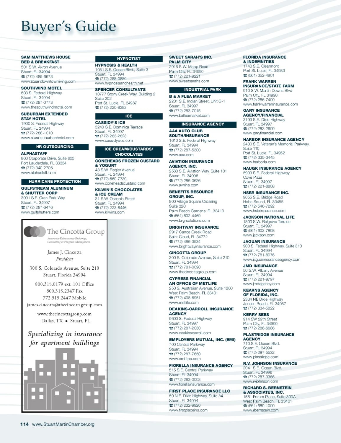 Stuartmartin County Resort Business Guide 2010 for sizing 1155 X 1500