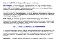 Subject Cglbap Mobile Equipment Changes And Louisiana Law throughout size 791 X 1024