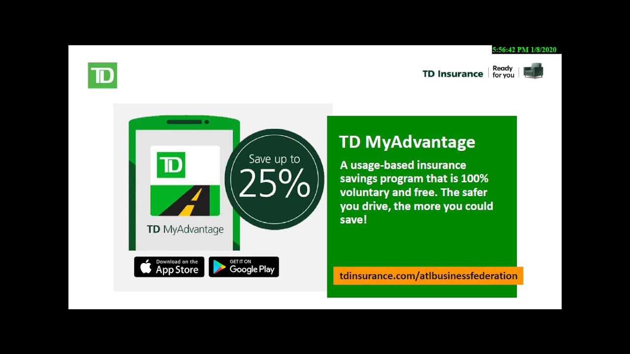 Td Home Auto Insurance Preferred Rate Program For Atlantic Business Federation throughout dimensions 1280 X 720