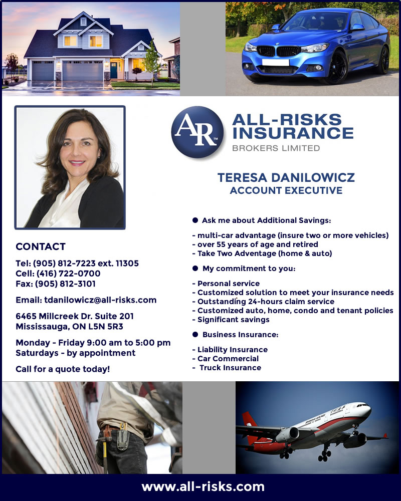 Teresa Danilowicz All Risks Insurance Brokers Ltd with regard to proportions 800 X 1000