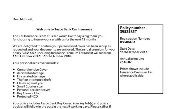 Tesco Car Insurance Docs 2017 2018 Pages 1 12 Text for size 1273 X 1800