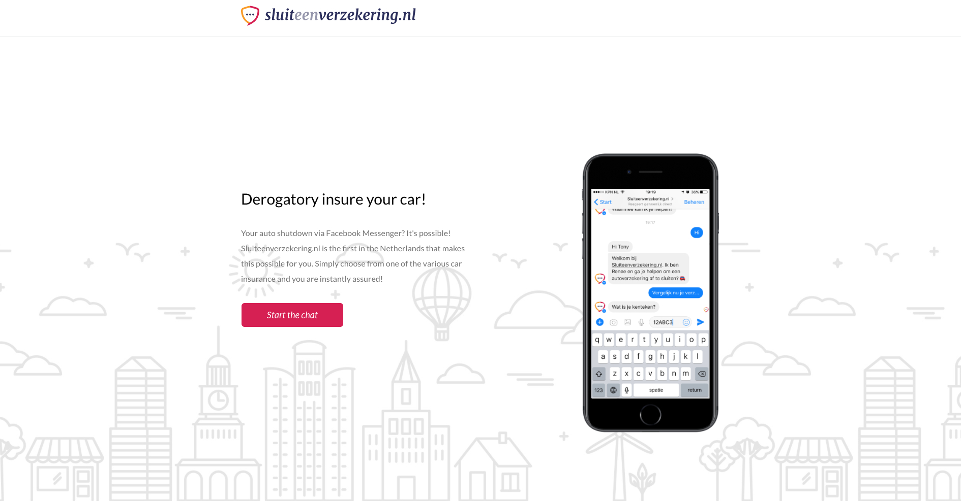 The First Car Insurance Chatbot Arrives In The Netherlands in measurements 1890 X 987