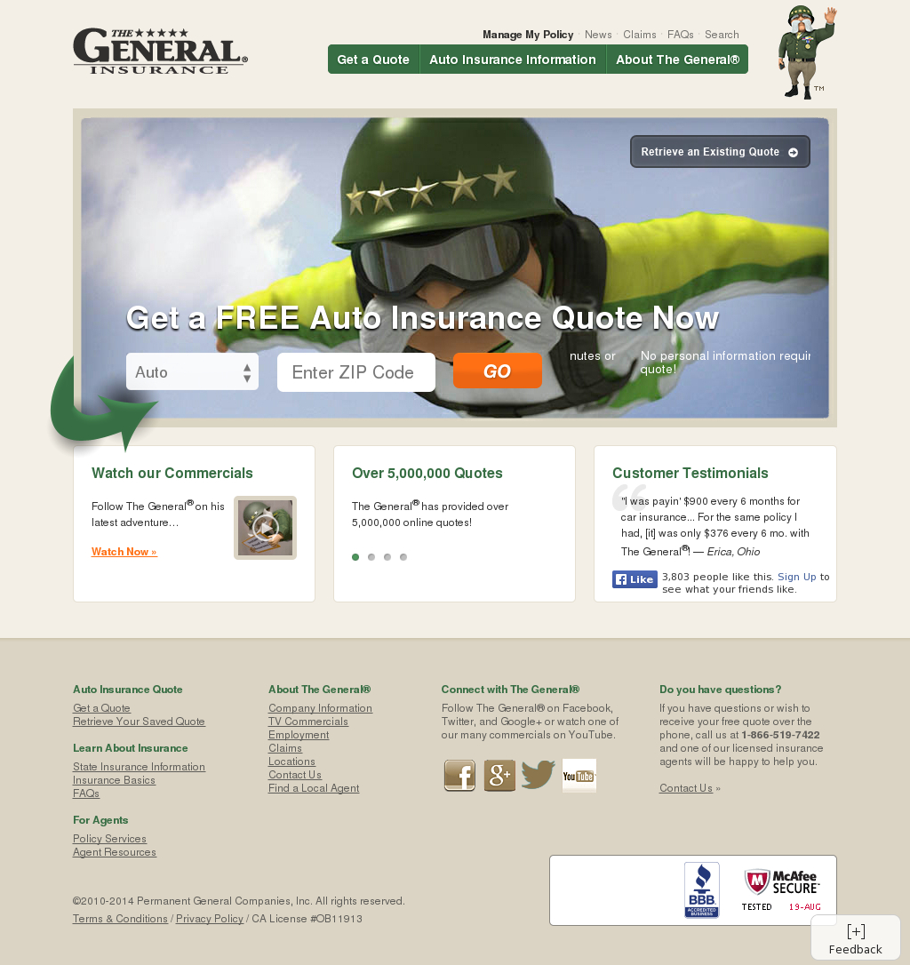 The General Competitors Revenue And Employees Owler with size 1024 X 1086