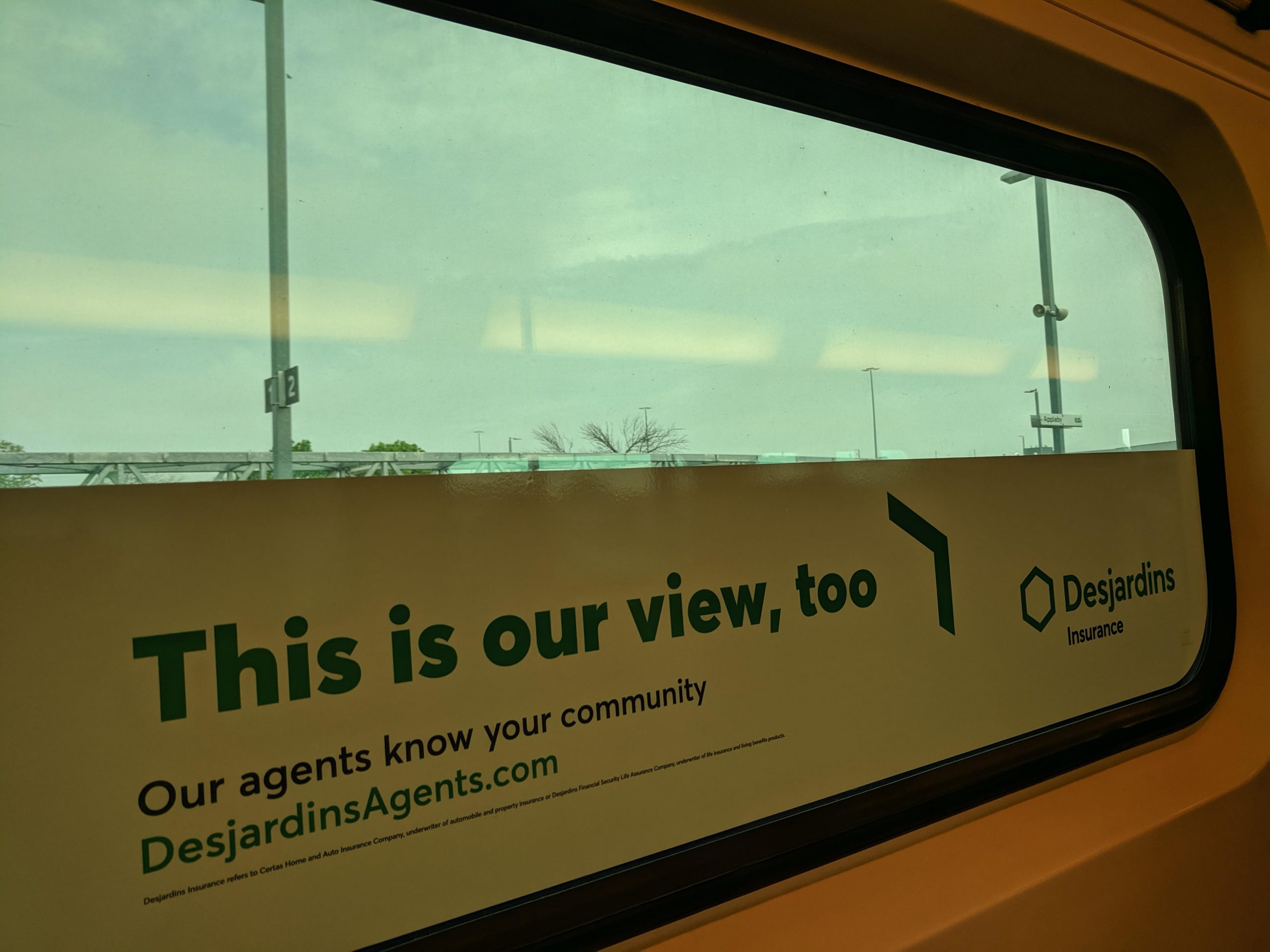 The Lack Of Self Awareness On This Go Train Ad Toronto with regard to sizing 4048 X 3036